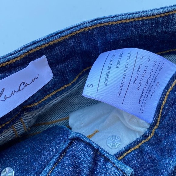 Kancan Estilo button fly frayed hem shorts sz S high rise KC8576d‎ - Picture 6 of 10